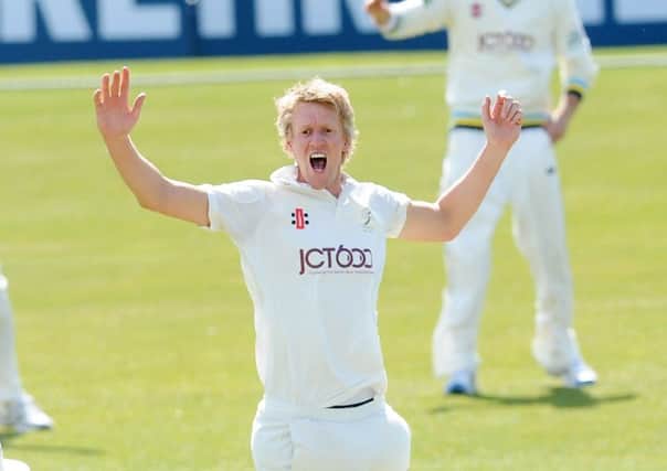 HAPPY DAYS: Yorkshire's Steve Patterson