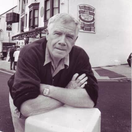 Henry Marshall outside the Millennium attraction on Sandside Picture taken 25/5/1993