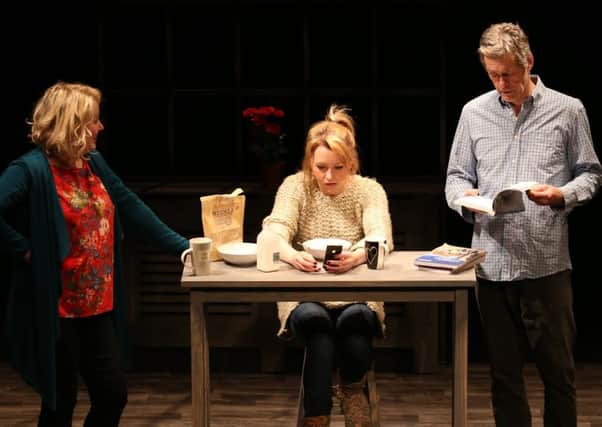 Rob Angell, Josie Morley and Jane Hogarth in the Empty Nesters Club