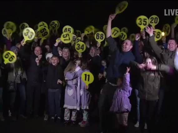 Residents flocked to Spa Bridge for 'Sofa Watch'. Credit: ITV