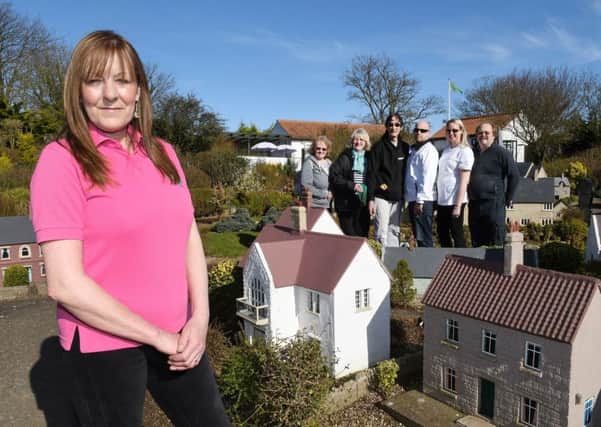 Bondville Model Village owner Jan Whitehand with the team of volunteers working to get the attraction ready for its opening on April 1