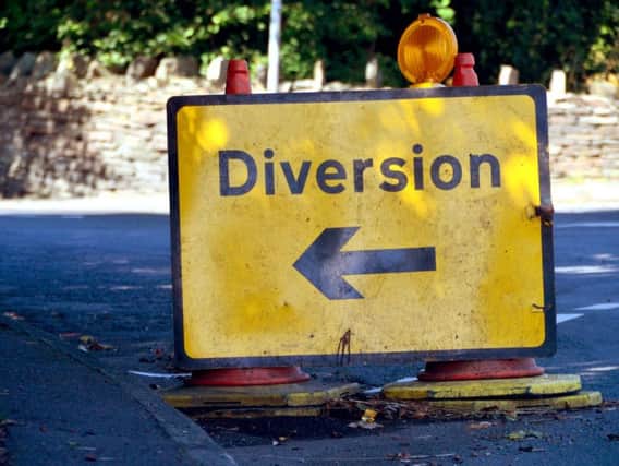 Diversions will be in place along parts of the A64 overnight.