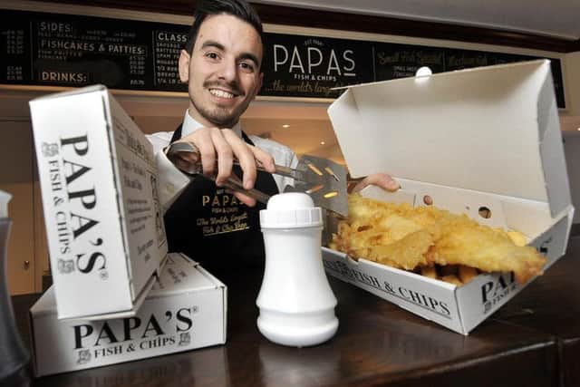 Dino Papas at the Scarborough restaurant.