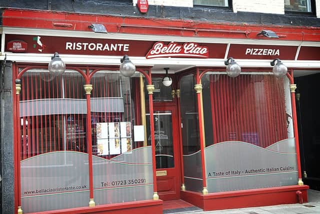 Bella Ciao Pizzeria, St Nicholas Street, Scarborough.