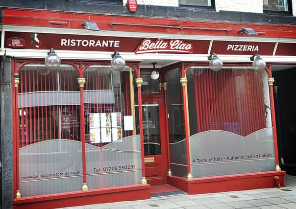 Bella Ciao Pizzeria, St Nicholas Street, Scarborough.