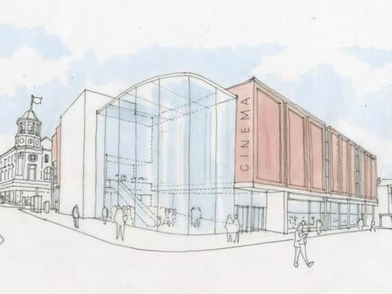 The proposed town centre cinema
