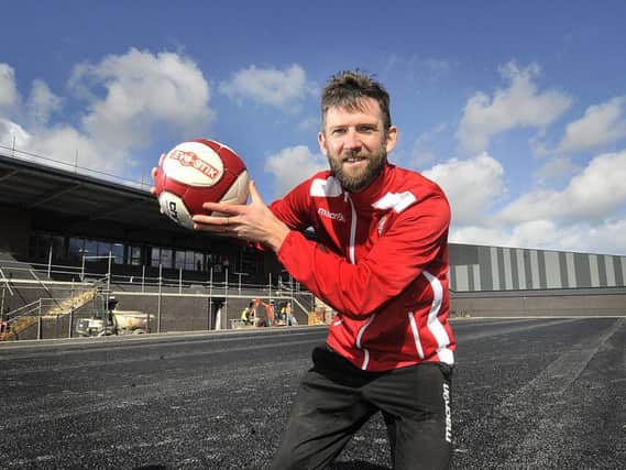Steve Roberts of Boro has a look around the new ground