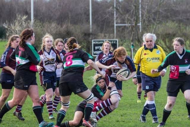 Scarborough Valkyries skipper Jess Bray makes ground in their 96-5 win