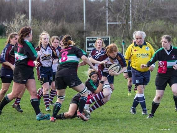 Scarborough Valkyries skipper Jess Bray makes ground in their 96-5 win