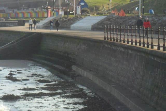 Visitors and residents are in danger as they travel along one of Scarboroughs best known walks, towards Scalby Mills.