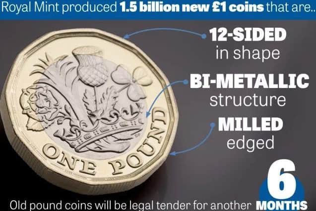 The good old 'round pound' is set to vanish from our change as the new 12-sided, criminal-unfriendly version replaces it. However, it could be weeks before one of the new, bi-metallic versions shows up in your pocket.
