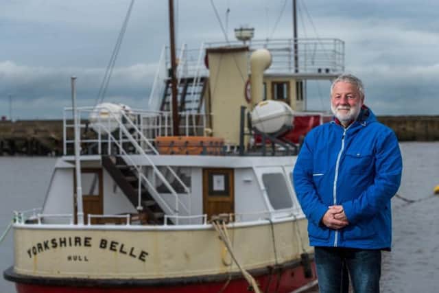 The Yorkshire Belle and owner Peter Richardson.