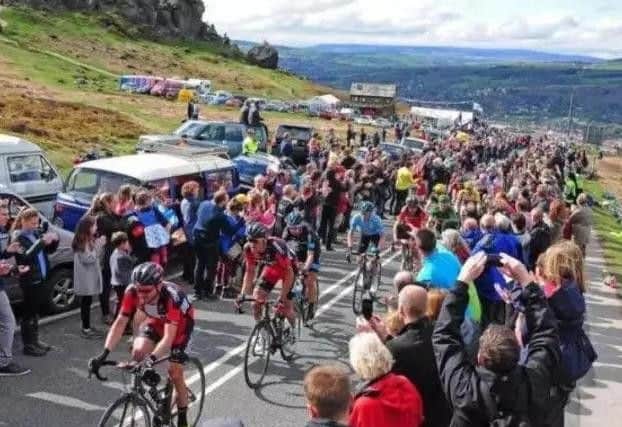 Cyclists during the 2016 Tour de Yorkshire.