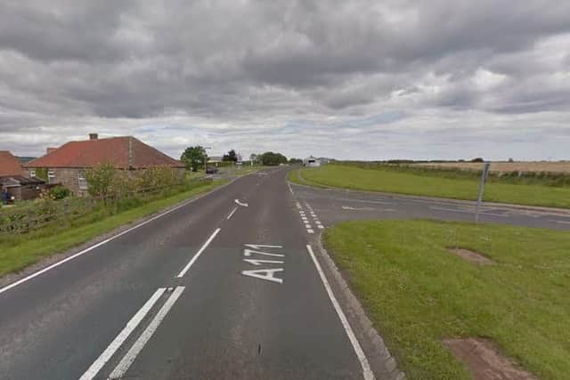 The A171 at Hawsker. Photo: Google
