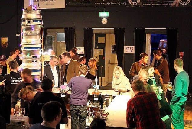 The busy Beertown event last year.
