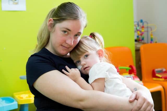 Kacie Barradell with her mum Cheryl Bell.