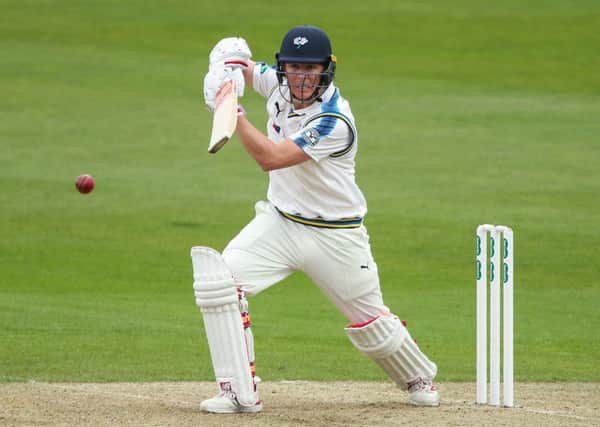 LEADING THE WAY: Yorkshire captain Gary Ballance in action against Hampshire last week. Picture: Alex Whitehead/SWpix.com