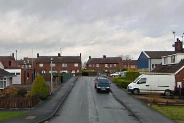 The fire began in a wheeled bin next to a house in Fountayne Road, Hunmanby. Picture: Google
