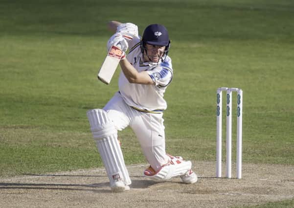 Captain Gary Ballance scored a Yorkshire-best 203 not out against Hampshire to go with his first innings 108 (Picture: Allan McKenzie/SWpix.com).