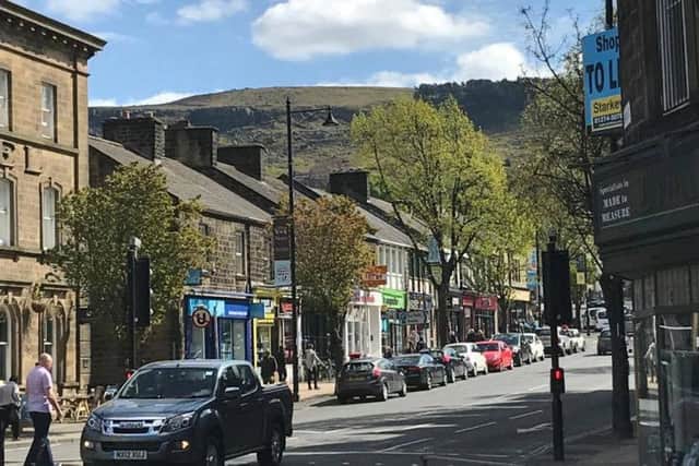 Ilkley on a spring weekend, by David Mays