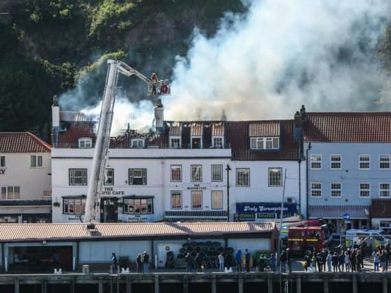The Magpie Cafe was ablaze twice over the bank holiday weekend.
