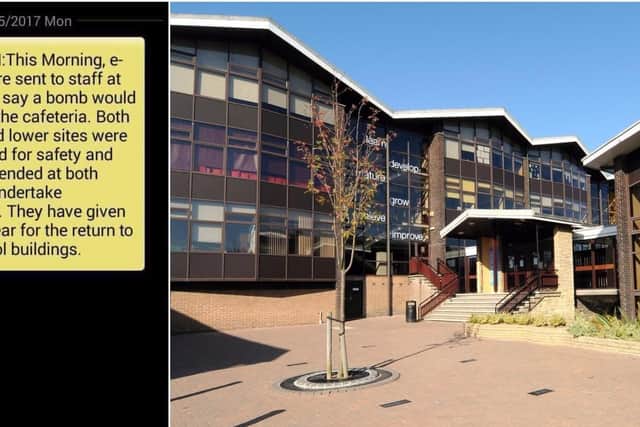 Bomb hoax at a Scarborough school