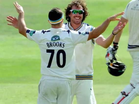 Ryan Sidebottom and Jack Brooks leading the attack for Yorkshire