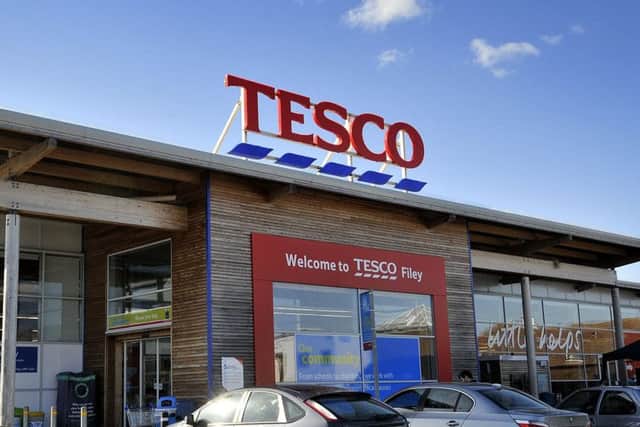 The Tesco store in Filey.