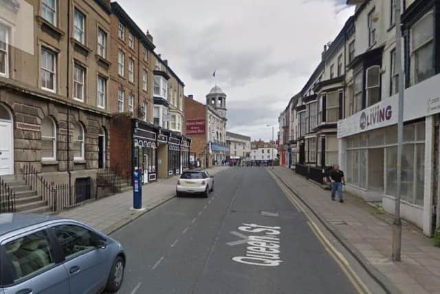 The scooter was taken from the back of a property at Queen Street, Scarborough. Picture: Google