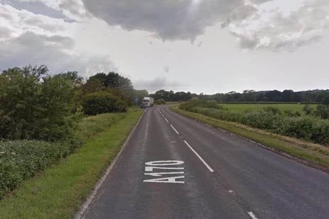 The collision took place on the A170 near Keldhome. Picture: Google