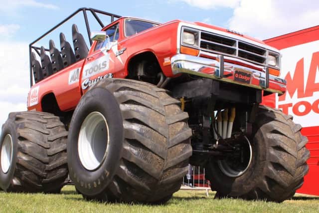 Mac Tools Cruiser, a monster truck.
picture: Lisa Ames.