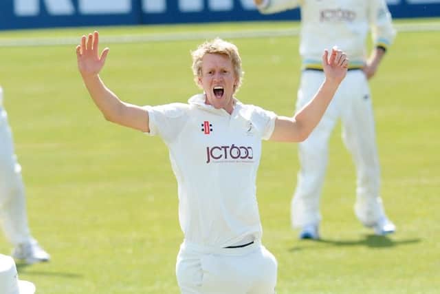 fast bowler Steve Patterson got Yorkshire on the board against Middlesex.