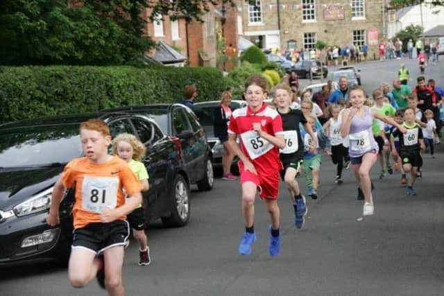 Ben Cross on the charge in Scalby