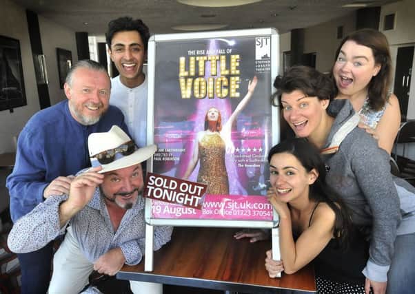 The cast celebrates Little Voice success .Sion Tudor Owen,Sean McKenzie Gurjeet Singh, Laura Crowhurst , Polly Lister, Serena Manteghi
