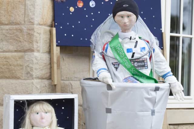 Hinderwell scarecrows - spacemen.