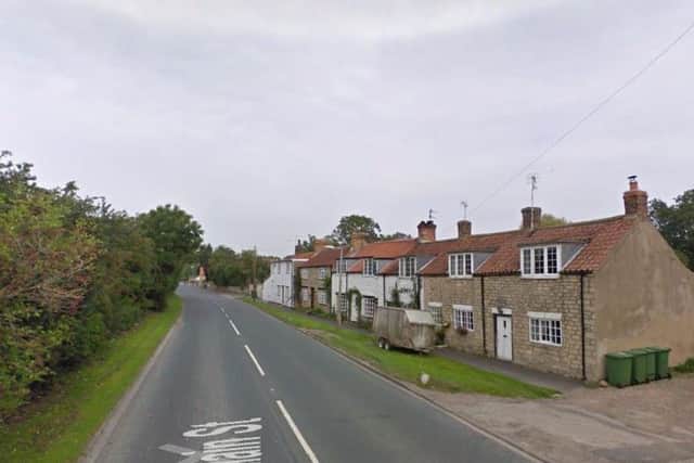 The fatal crash happened in Main Street in Seamer. Picture: Google