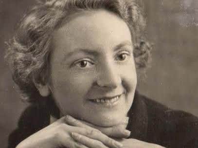 Ms Negus in her younger years