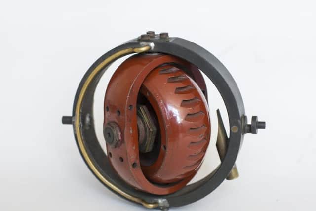 The donated gyroscope from a World War Two V1 flying bomb is now on display at Eden Camp Museum, Malton.
