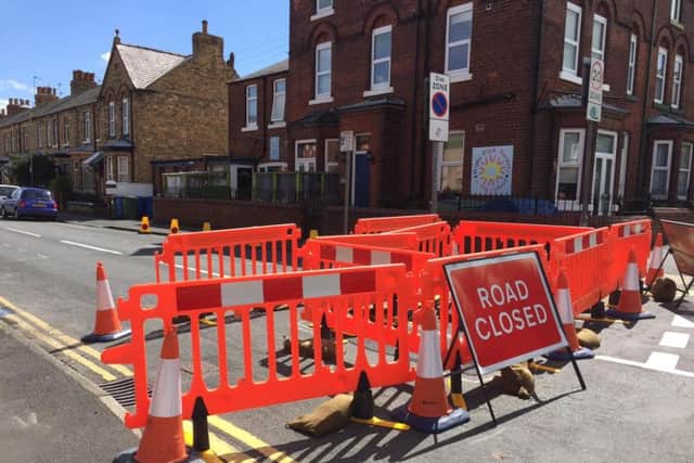 Road closures are in place