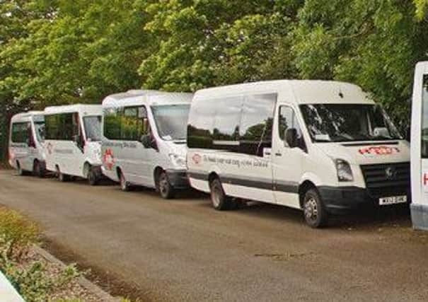 The H.A.R.T. group operates 10 minibuses as well as a car service.