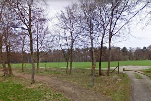 Damage was caused to Adderstone Field in Dalby Forest. Picture: Google