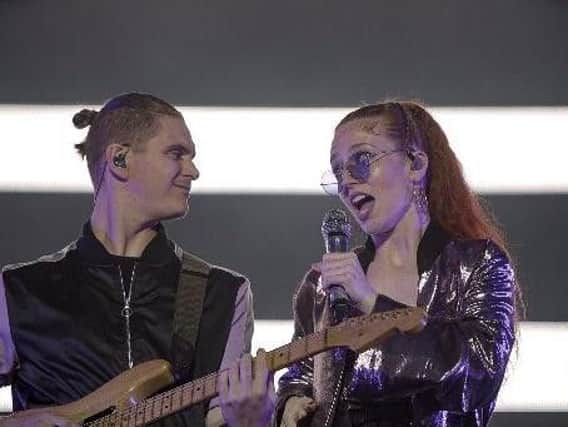 Jess Glynne peforming in Scarborough on Friday.