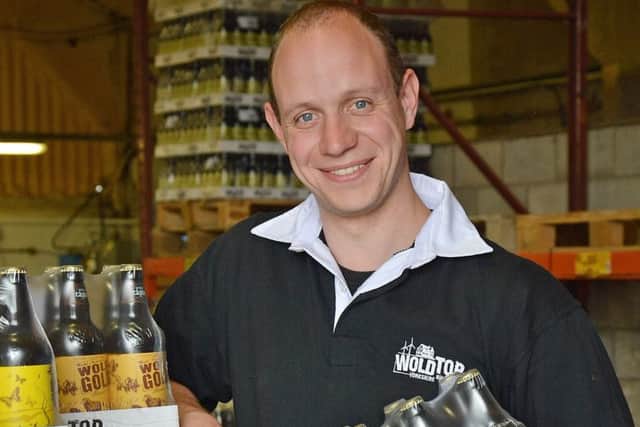 Wold Top Brewery manager Alex Balchin.