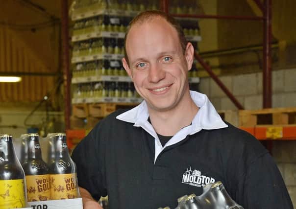 Wold Top Brewery manager Alex Balchin.