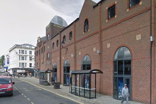 The sexual assault happened outside the Brunswick Centre in Scarborough. Picture: Google
