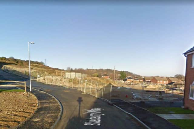 The arson happened on a building site off Blueberry Way, Scarborough. Picture: Google