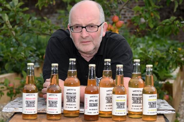 The company makes apple, pear and rhubarb ciders and a range of other flavours