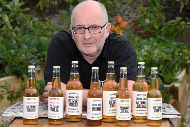 The company makes apple, pear and rhubarb ciders and a range of other flavours