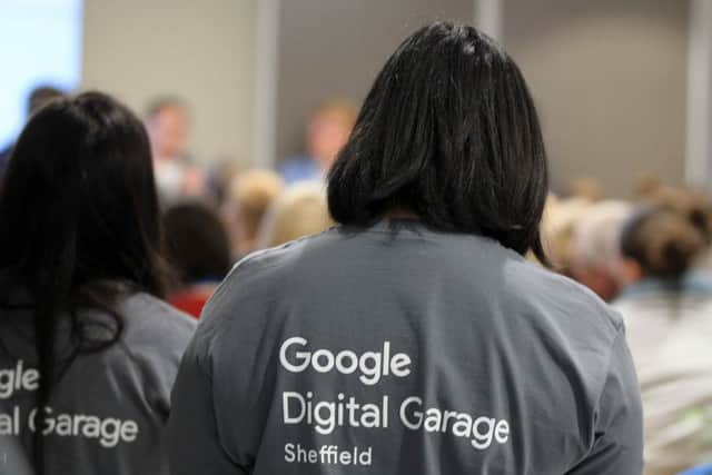 on site: The Digital Garage is a place where anyone can come and learn how to harness the power of the internet. Picture: Chris Etchells