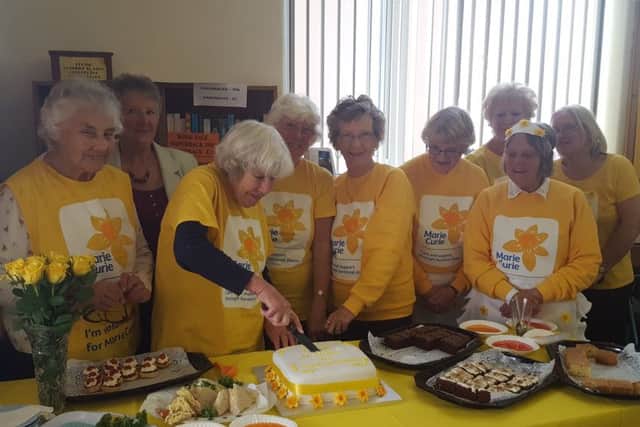 Filey Marie Curie fundraisers at the 10th anniversary celebration.